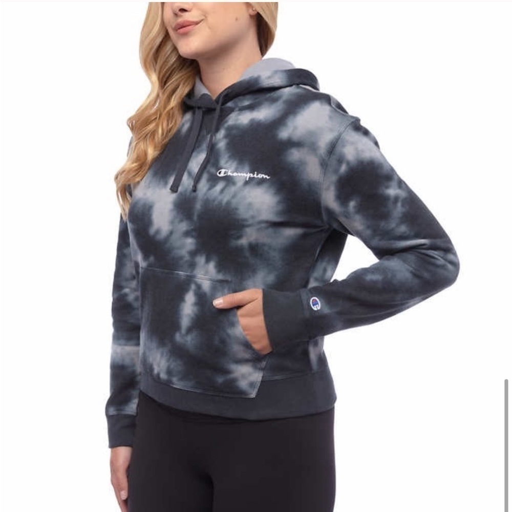 Champion Hooded Tie Dye Sweater